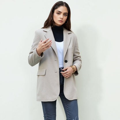 Women's elegant soft blazer with a tailored fit NOVAE