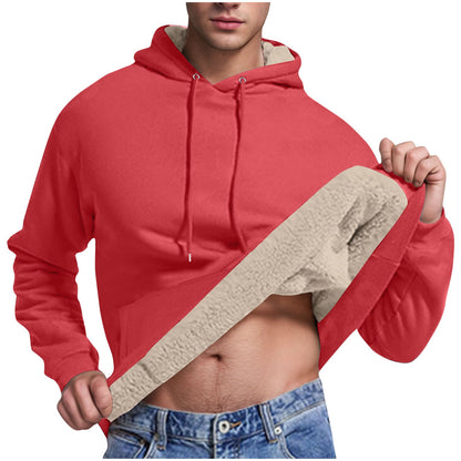 Men's fleece hoodie with cozy inner lining NOVAE