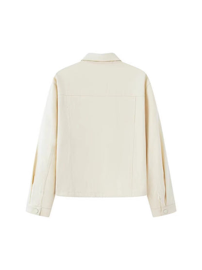 Women's fashionable utility jacket with large pockets and trendy cut NOVAE