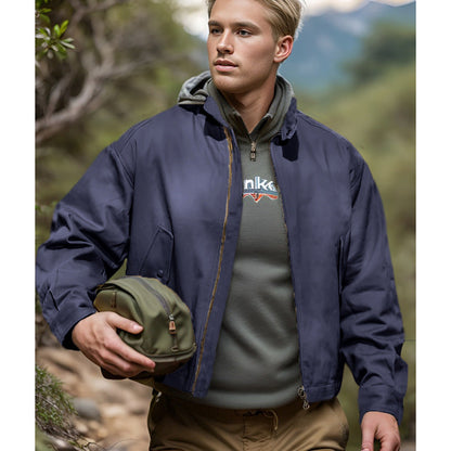 Men's versatile outdoor jacket with practical pockets and weatherproof material NOVAE