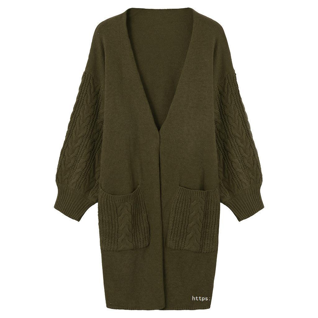 Women's cozy cardigan with pockets NOVAE