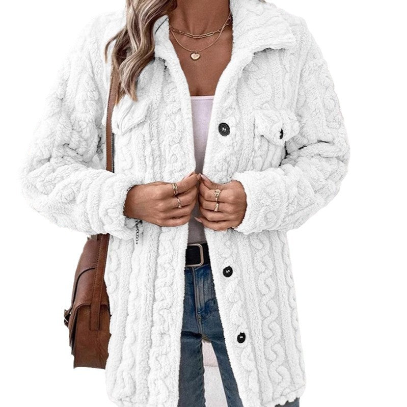 Women's cardigan with textured surface NOVAE