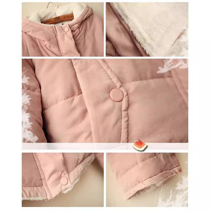 Women's quilted hooded jacket with cozy lining and practical pockets NOVAE