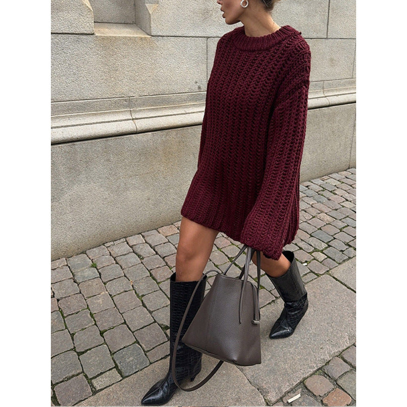 Women's oversized knitted sweater NOVAE