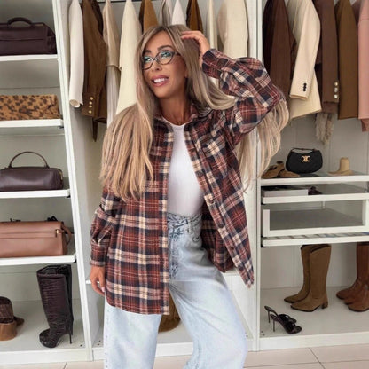 Women's Checkered Overshirt NOVAE