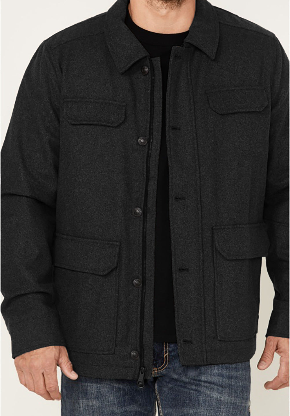 Men's casual flannel jacket NOVAE
