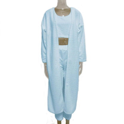 Women's set consisting of a soft knit top and fashionable leggings NOVAE