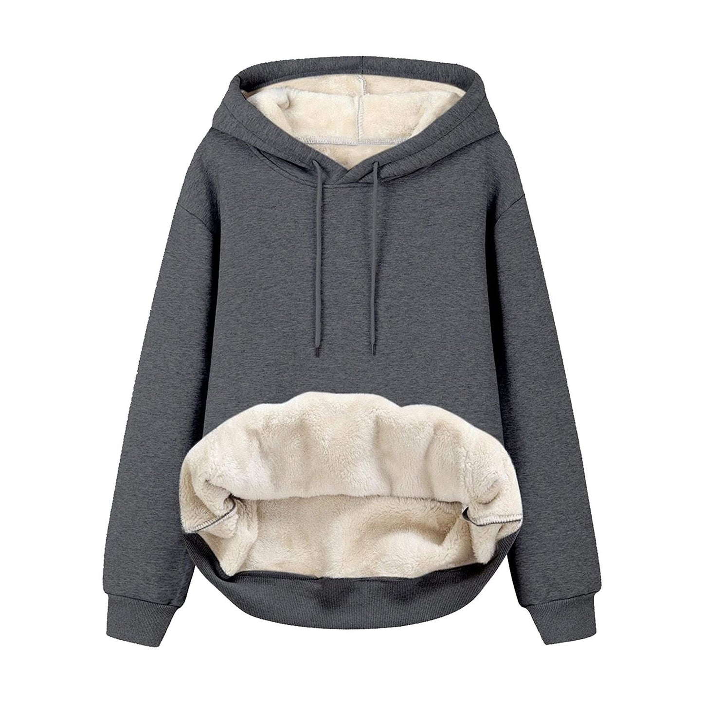 Women's Cozy Hoodie with Fleece Lining and Kangaroo Pocket NOVAE