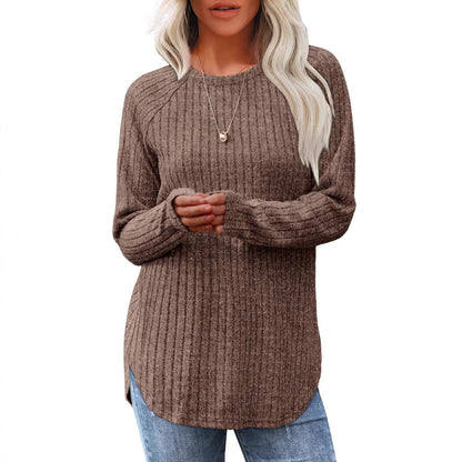 Women's oversized ribbed sweater with a relaxed fit NOVAE