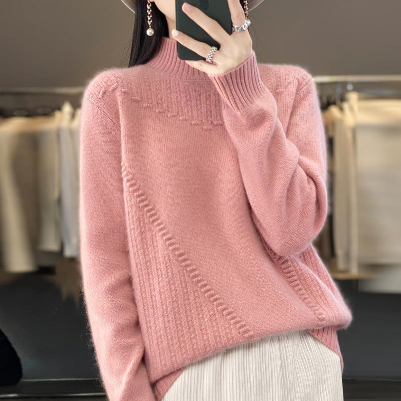 Women's elegant and comfortable knit sweater with a unique design NOVAE