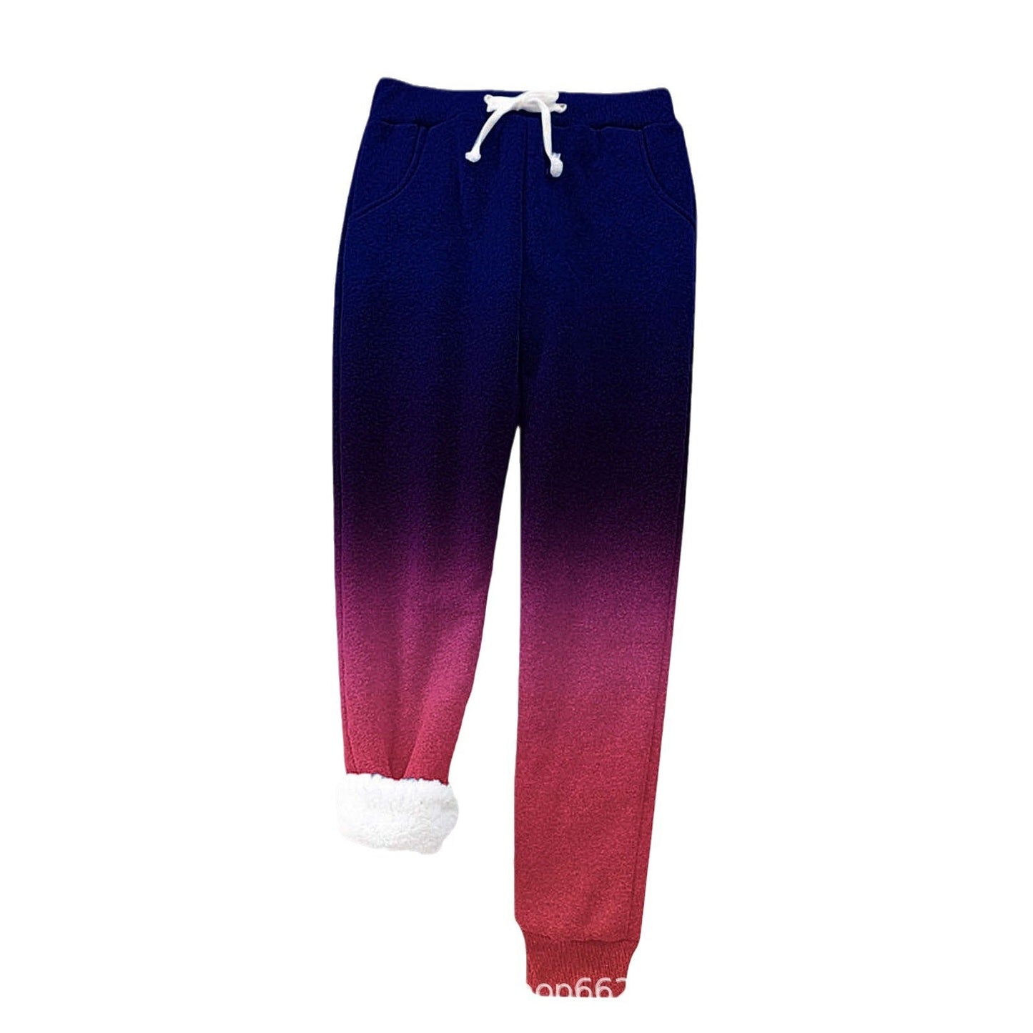 Women's fleece jogging pants with warm lining and elastic waistband NOVAE