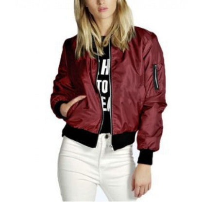 Women's bomber jacket with a relaxed fit and practical pockets NOVAE
