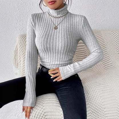 Women's Elegant and Comfortable Slow Stand-Up Collar Top NOVAE