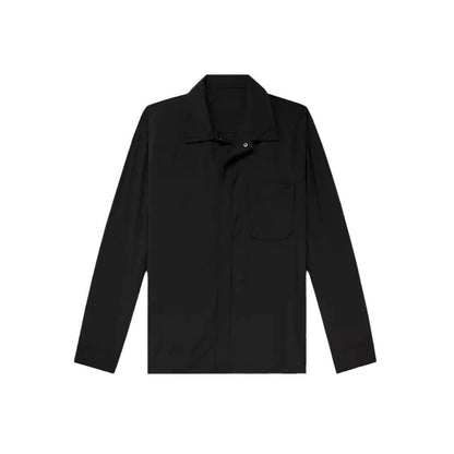 Men's versatile shirt blouse with patch chest pocket and stylish collar NOVAE