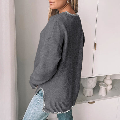 Women's Plus Size Knit Sweater NOVAE