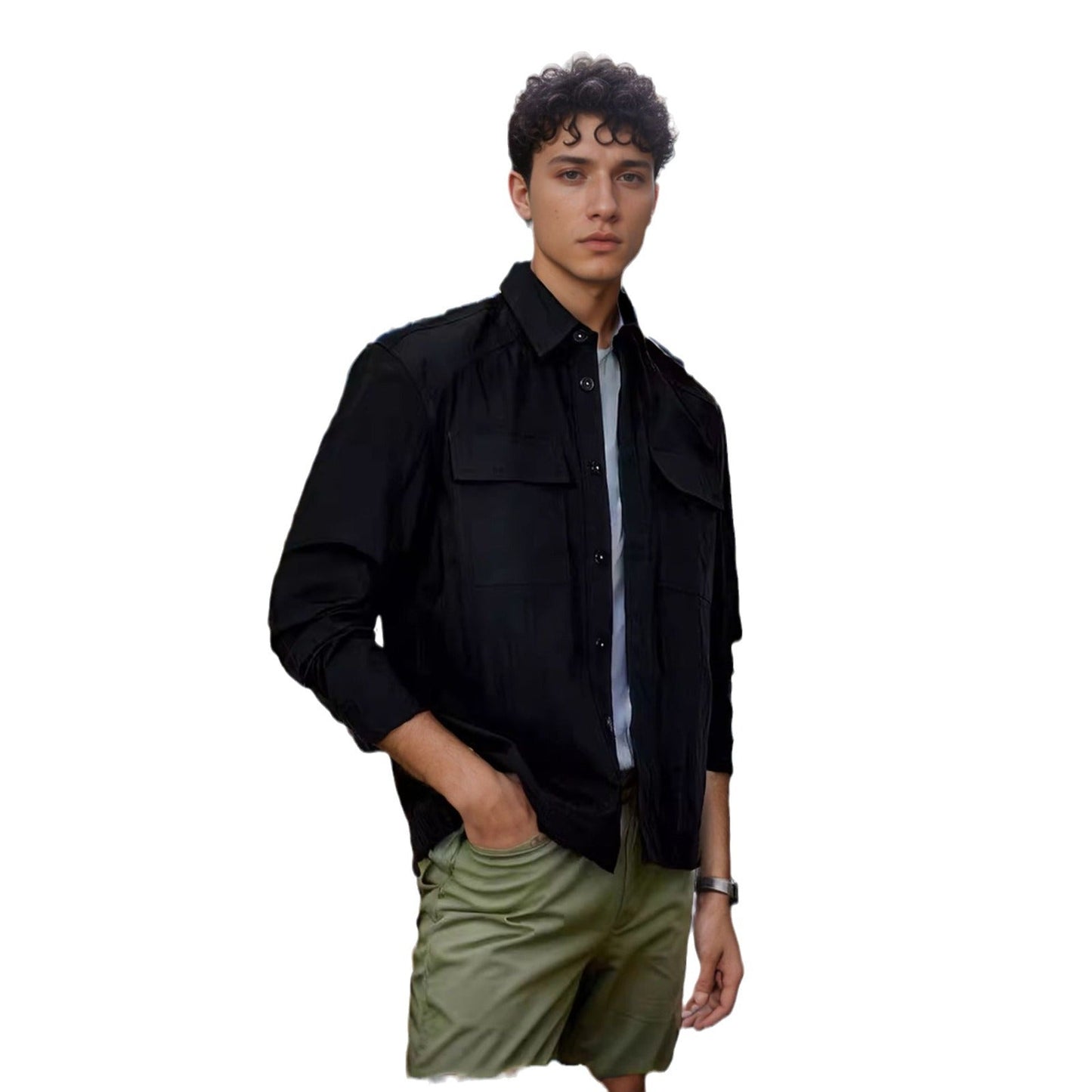 Men's casual summer jacket with wind protection NOVAE