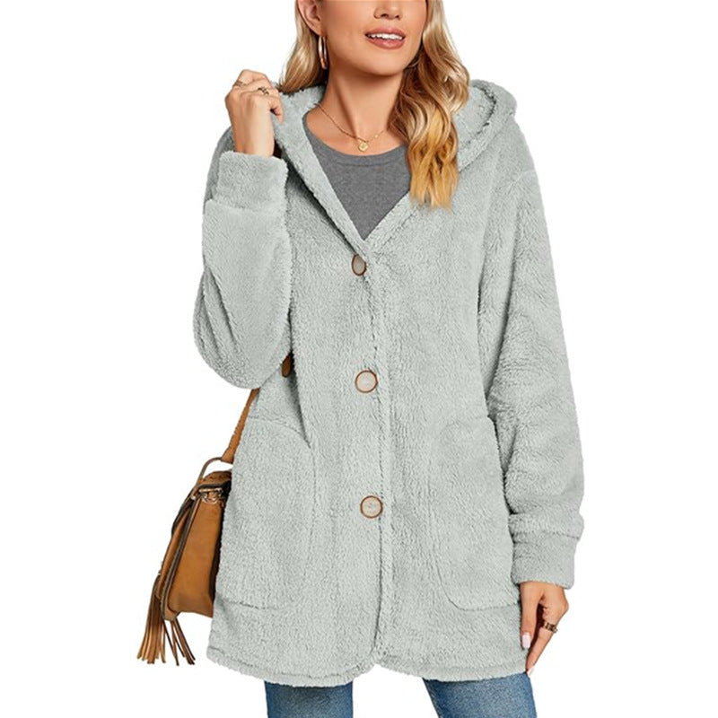 Women's cozy and cuddly hooded vest NOVAE