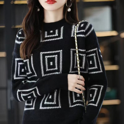 Women's patterned sweater NOVAE
