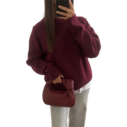 Women's Original Cut Knit Sweater with Soft Material NOVAE