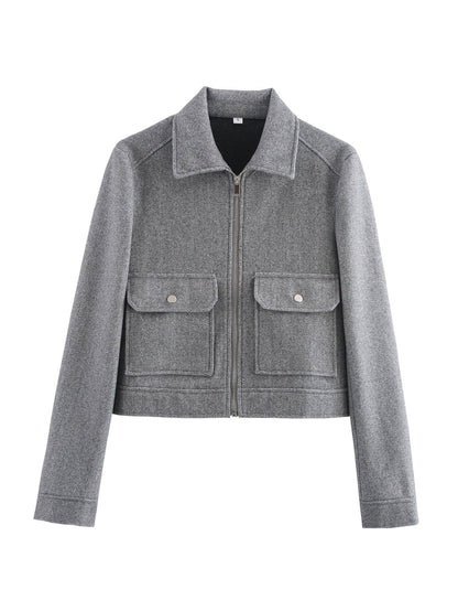 Women's cropped utility jacket NOVAE