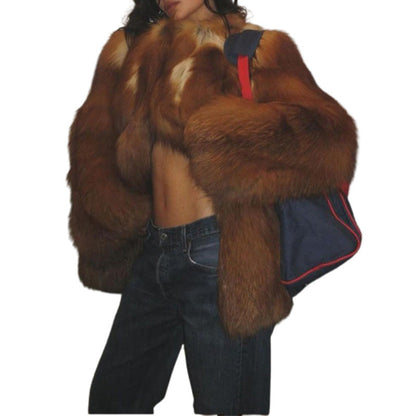 Women's faux fur jacket NOVAE