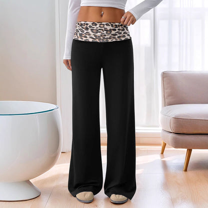 Women's elegant and comfortable leisure trousers with a fashionable waistband NOVAE