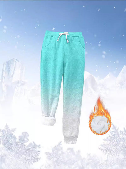 Women's fleece jogging pants with warm lining and elastic waistband NOVAE