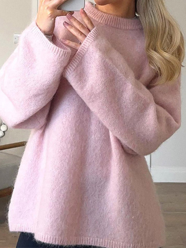 Women's Cozy Oversized Sweater with a Wide Fit NOVAE