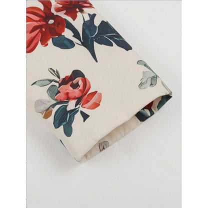 Women's blazer with floral patterns and a modern cut NOVAE