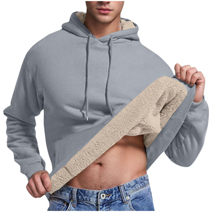 Men's fleece hoodie with cozy inner lining NOVAE