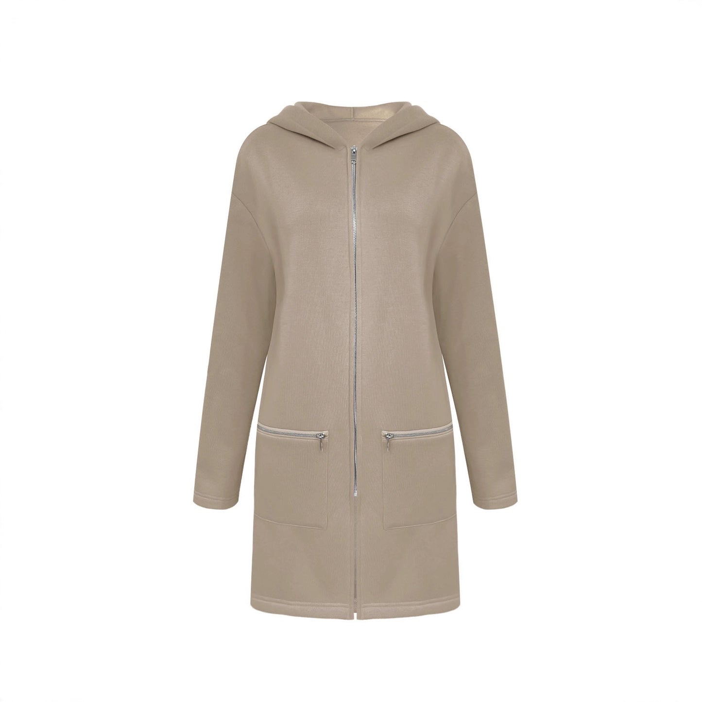 Women's transitional jacket with lightweight fabric and practical zip pockets NOVAE