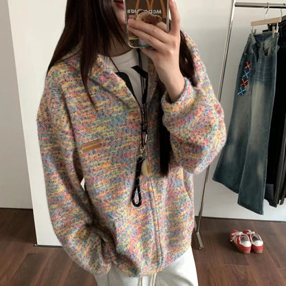 Women's air-cushioned jacket with practical zipper and side pockets NOVAE