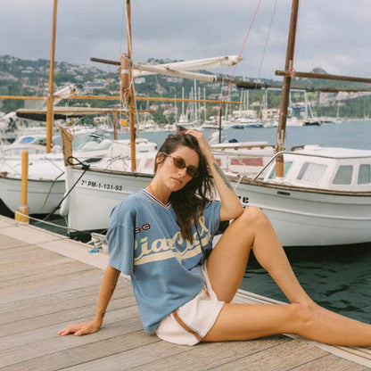 Women's casual T-shirt with the inspiring lettering NOVAE