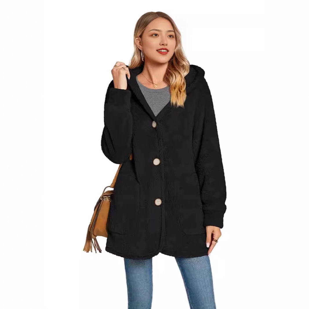 Women's cozy and cuddly hooded vest NOVAE