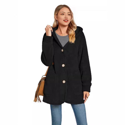 Women's cozy and cuddly hooded vest NOVAE