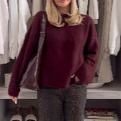 Women's Oversized Cozy Sweater with a Relaxed Fit NOVAE