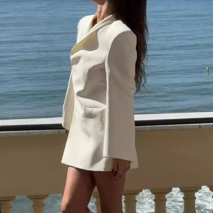 Women's Elegant Blazer Jacket with Refined Details NOVAE