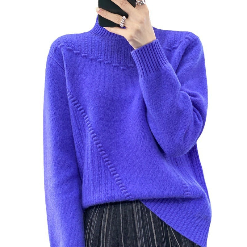 Women's elegant and comfortable knit sweater with a unique design NOVAE