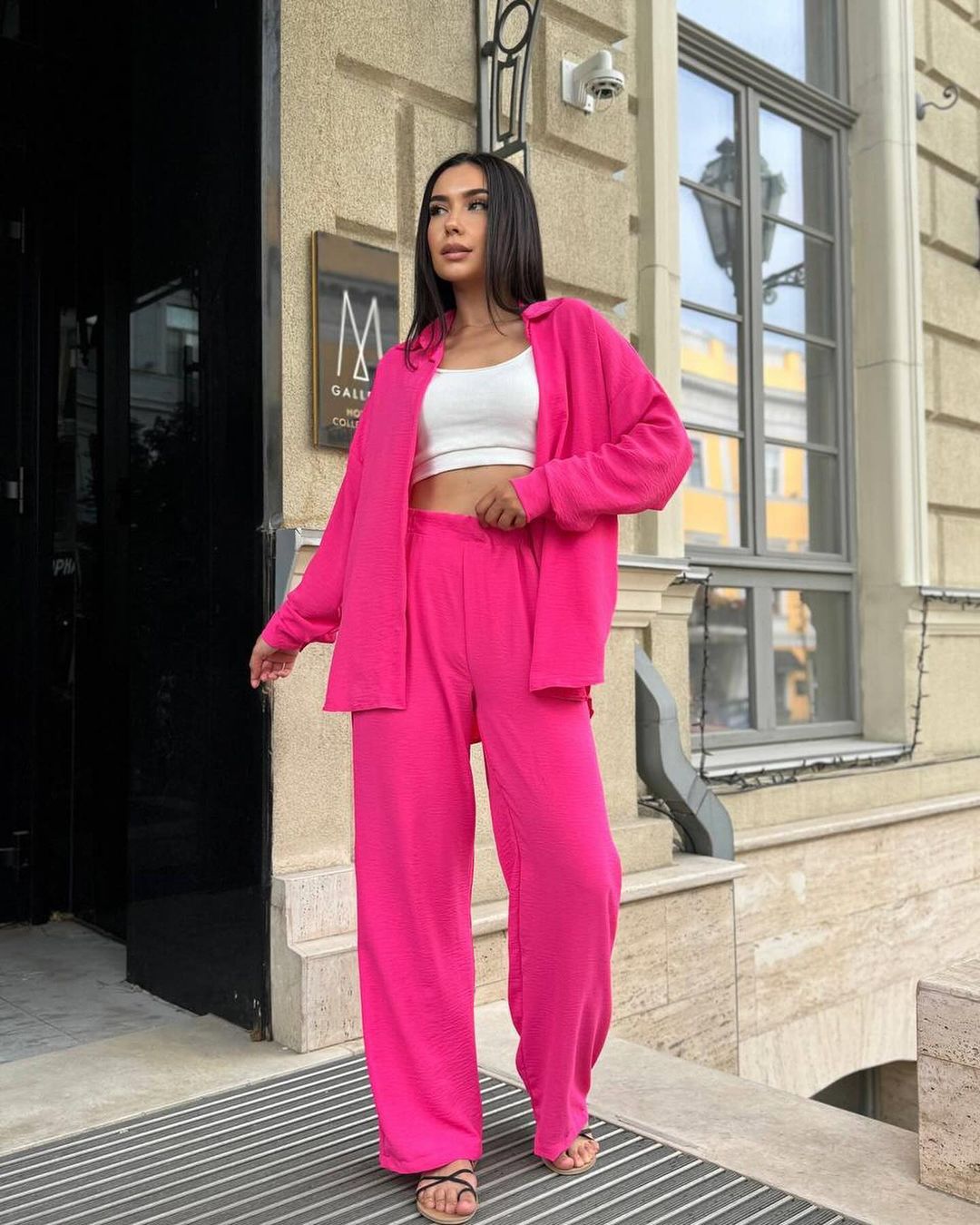 Women's casual two-piece set made of breathable material NOVAE