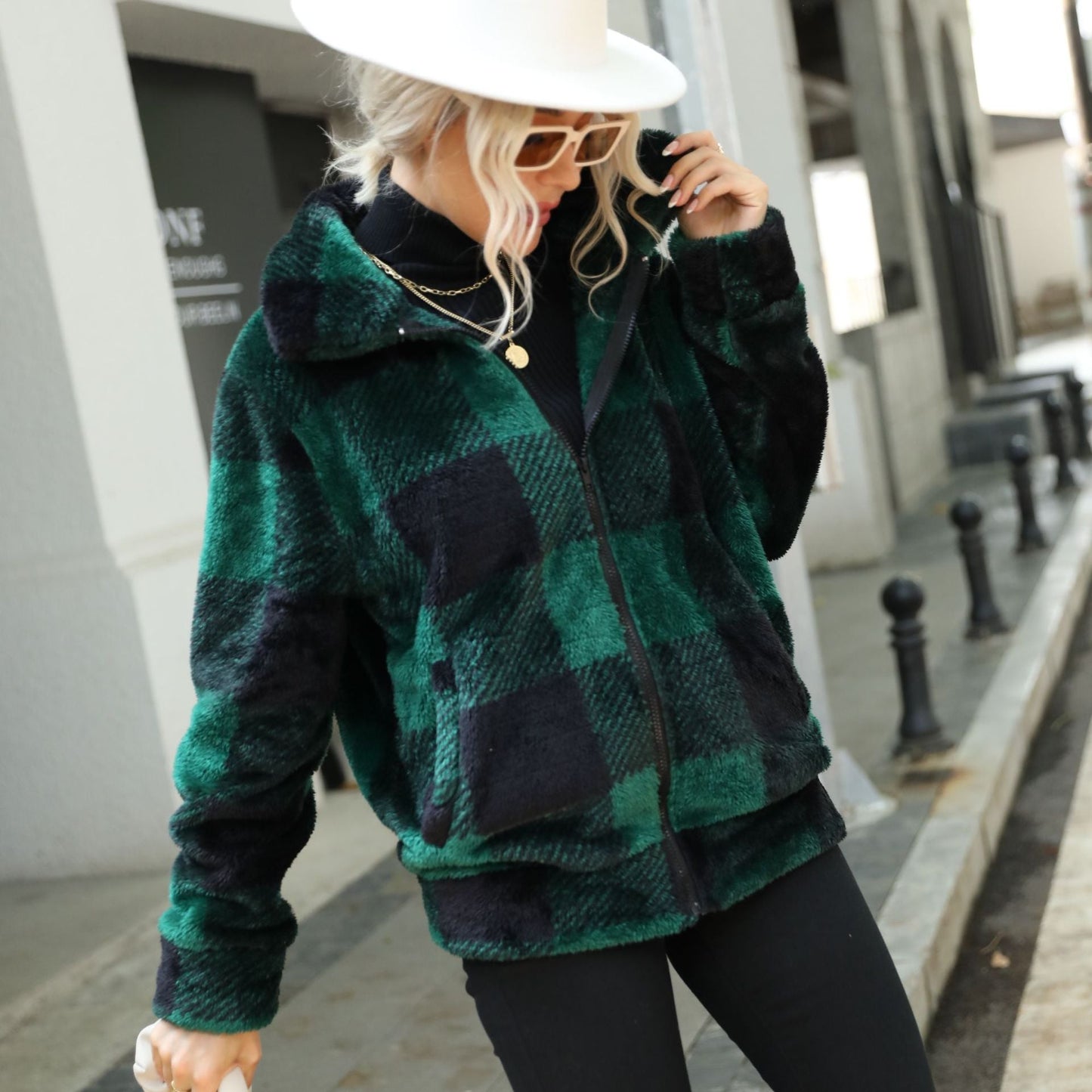 Women's Cozy Flannel Jacket NOVAE