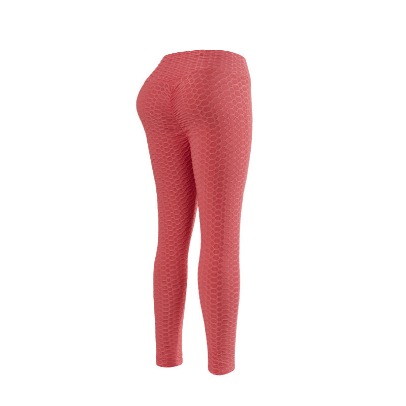 Women's sporty leggings with a textured surface NOVAE