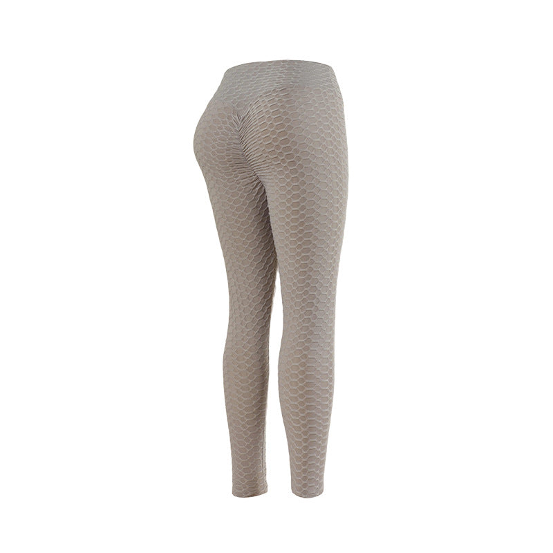 Women's sporty leggings with a textured surface NOVAE