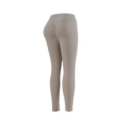 Women's sporty leggings with a textured surface NOVAE