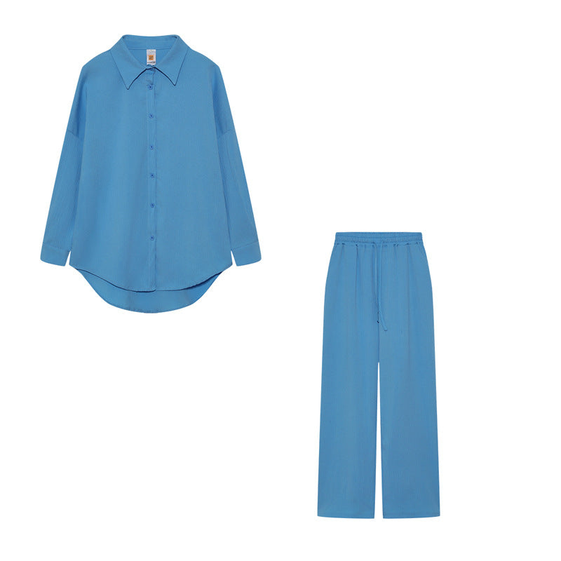 Women's elegant leisure suit set with a relaxed fit and fine fabric NOVAE