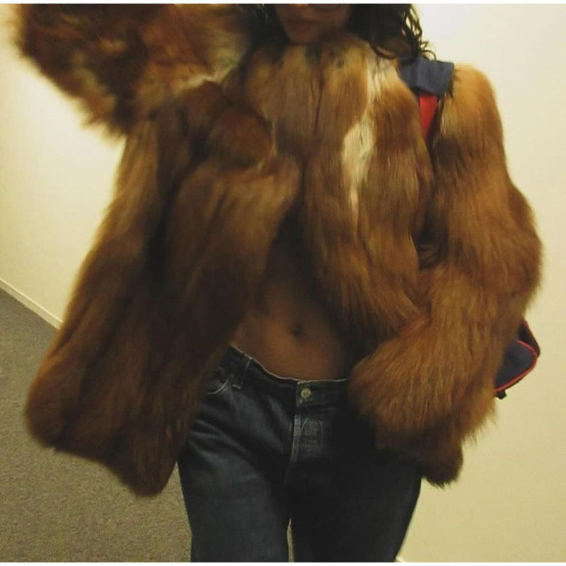 Women's faux fur jacket NOVAE