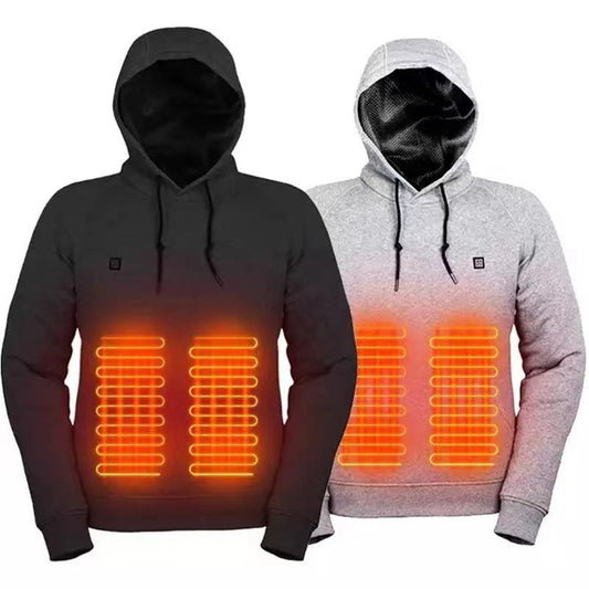 Women's heated hoodie with innovative NOVAE heating system