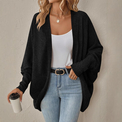 Women's Oversized Cardigan with Casual Sleeves NOVAE