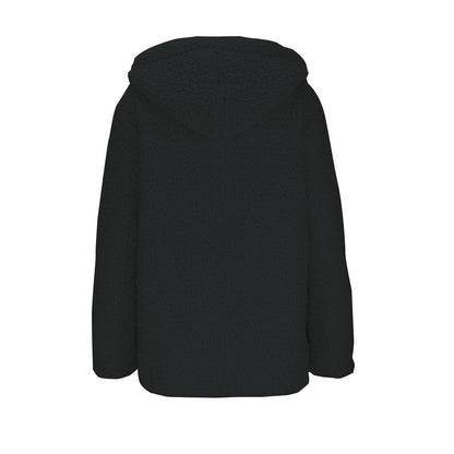 Women's cozy fleece jacket with hood and practical pockets NOVAE