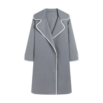 Women's Fashionable Transitional Blazer with Decorative Edges NOVAE
