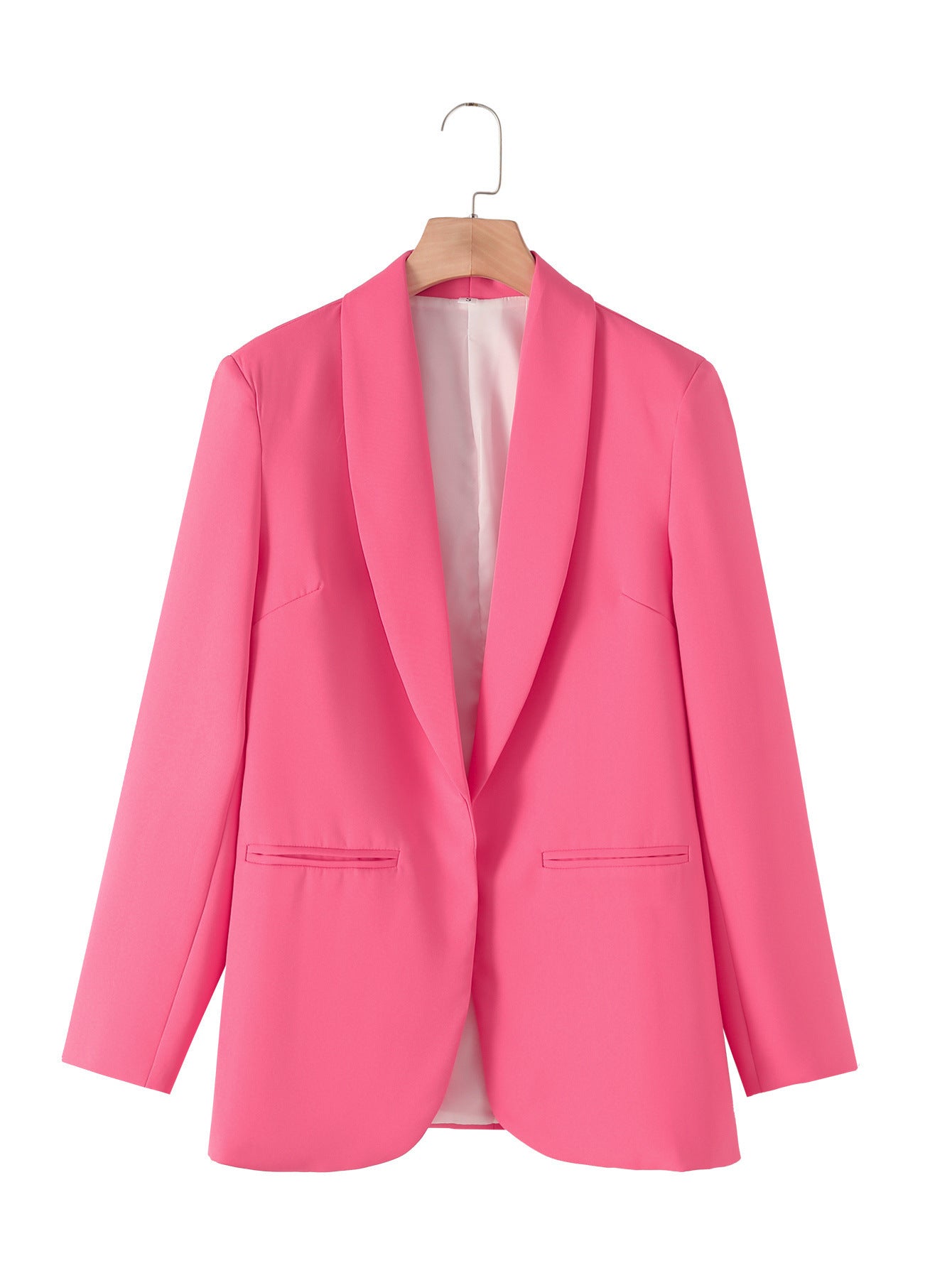 Women's elegant blazer with a modern cut and practical pockets NOVAE